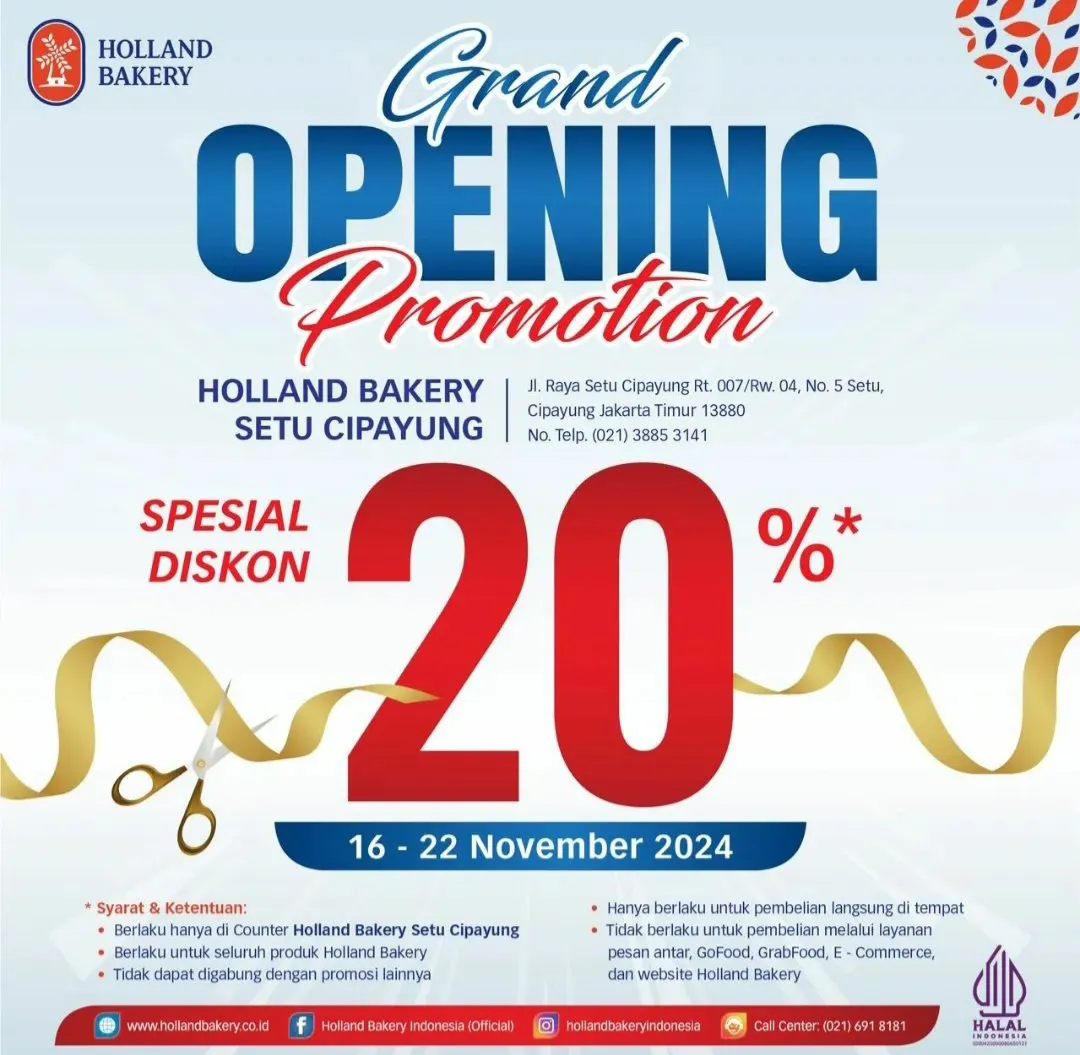 promo holland bakery