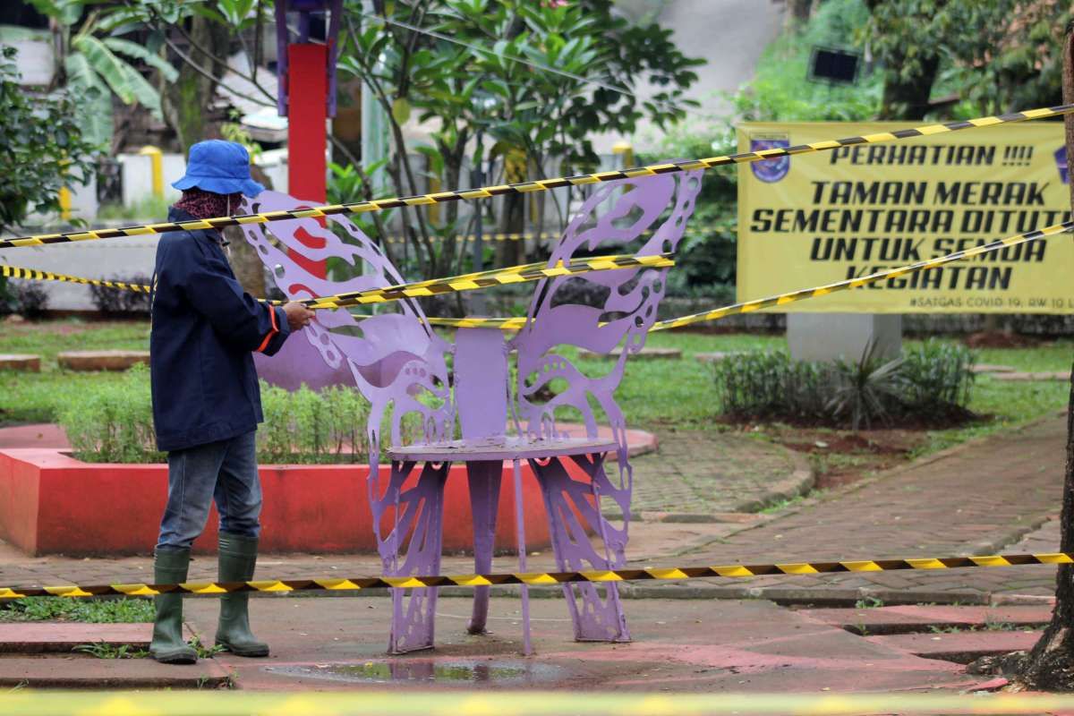 Penutupan sementara taman bermain di masa pandemi
