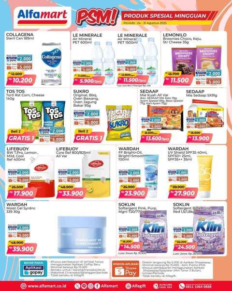 Promo PSM Alfamart 24-31 Agustus 2025