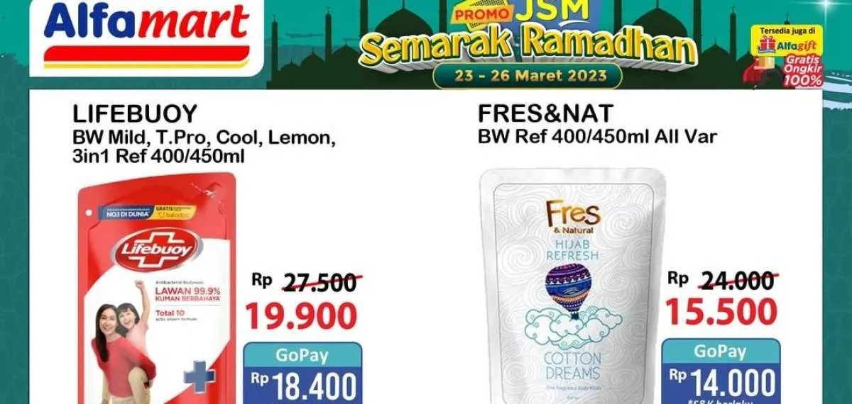 Promo JSM Alfamart Terbaru 26 Maret 2023 untuk Produk Kebutuhan Rumah Tangga