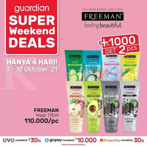 Promo Guardian Super Weekend Deals 7-10 Oktober 2021