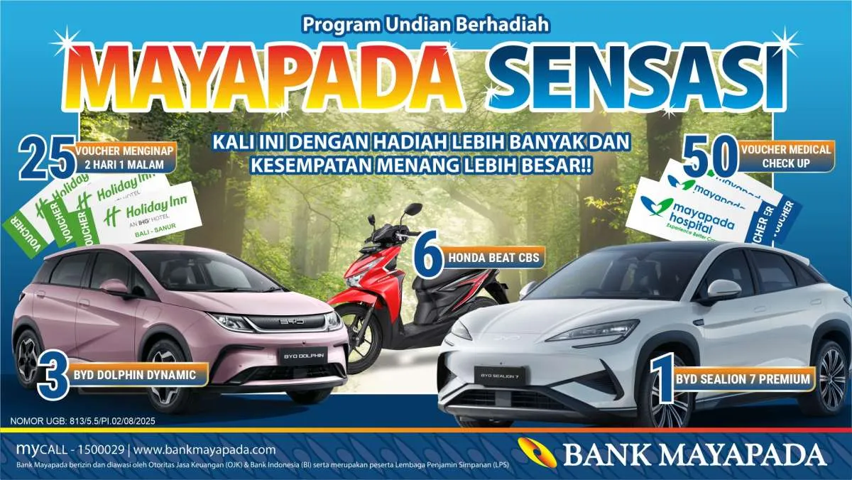 Apresiasi Nasabah, Bank Mayapada (MAYA) Kembali Hadirkan Undian Mayapada Sensasi