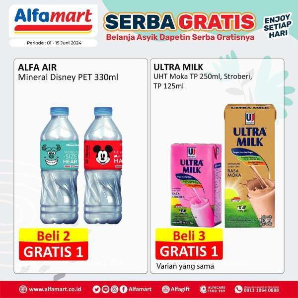 Promo Alfamart 1-15 Juni 2024, Serba Gratis Setiap Hari