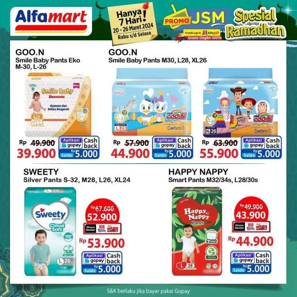 Promo JSM Alfamart Hanya 7 Hari Periode 20-26 Maret 2024