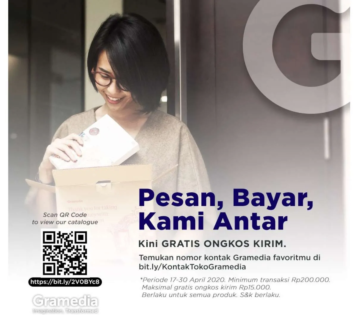 Gramedia Books mulai menyediakan layanan pesan antar