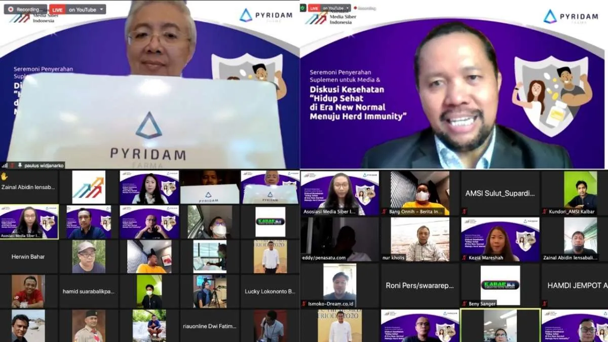 Asosiasi Media Siber Indonesia (AMSI) menerima 2.725 suplemen dari Pyridam Farma