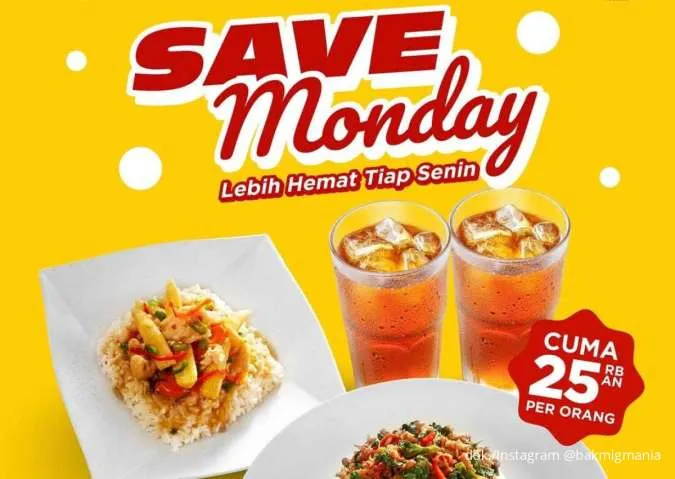 Promo Bakmi GM Save Monday November 2025, Makan Berdua Cuma Rp 25.000-an/Orang