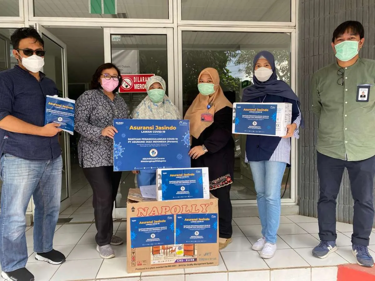 Asuransi Jasindo berikan bantuan untuk rumah sakit rujukan covid-19 di 6 kota