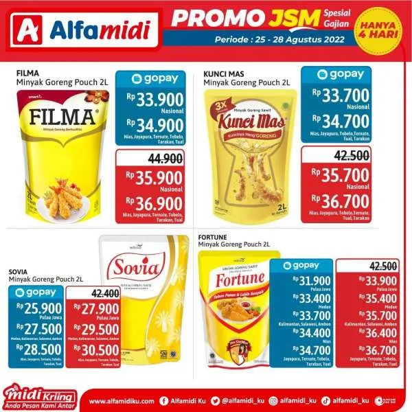 Promo JSM Alfamidi Spesial Gajian Periode 25-28 Agustus 2022