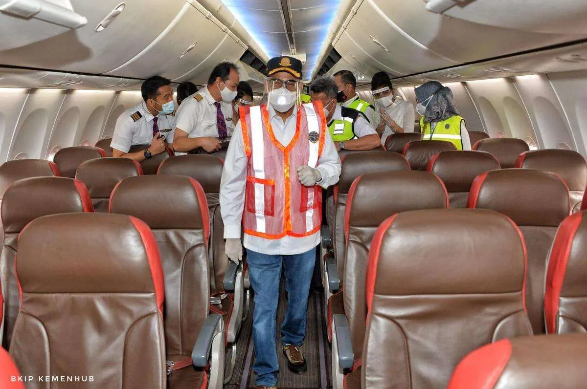 Pastikan kelayakan pesawat, Menhub tinjau pelaksanaan ramp check di bandara Soetta