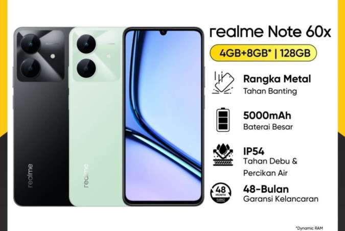 Realme Note 60x