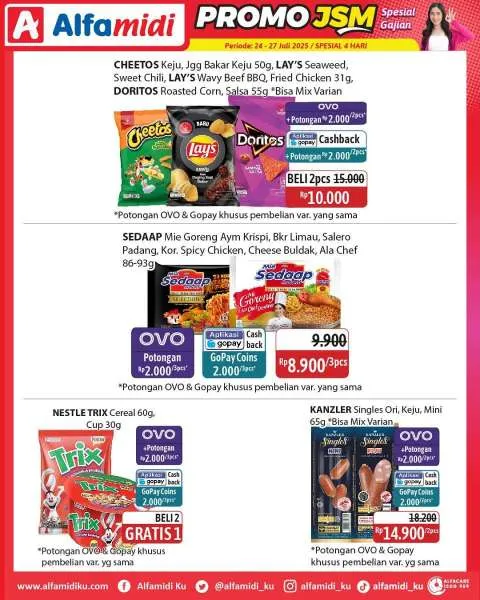 Promo JSM Alfamidi Spesial Gajian Periode 24-27 Juli 2025