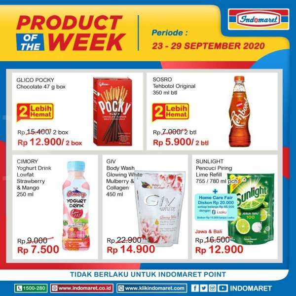 Promo Indomaret Product of The Week 23-29 September 2020