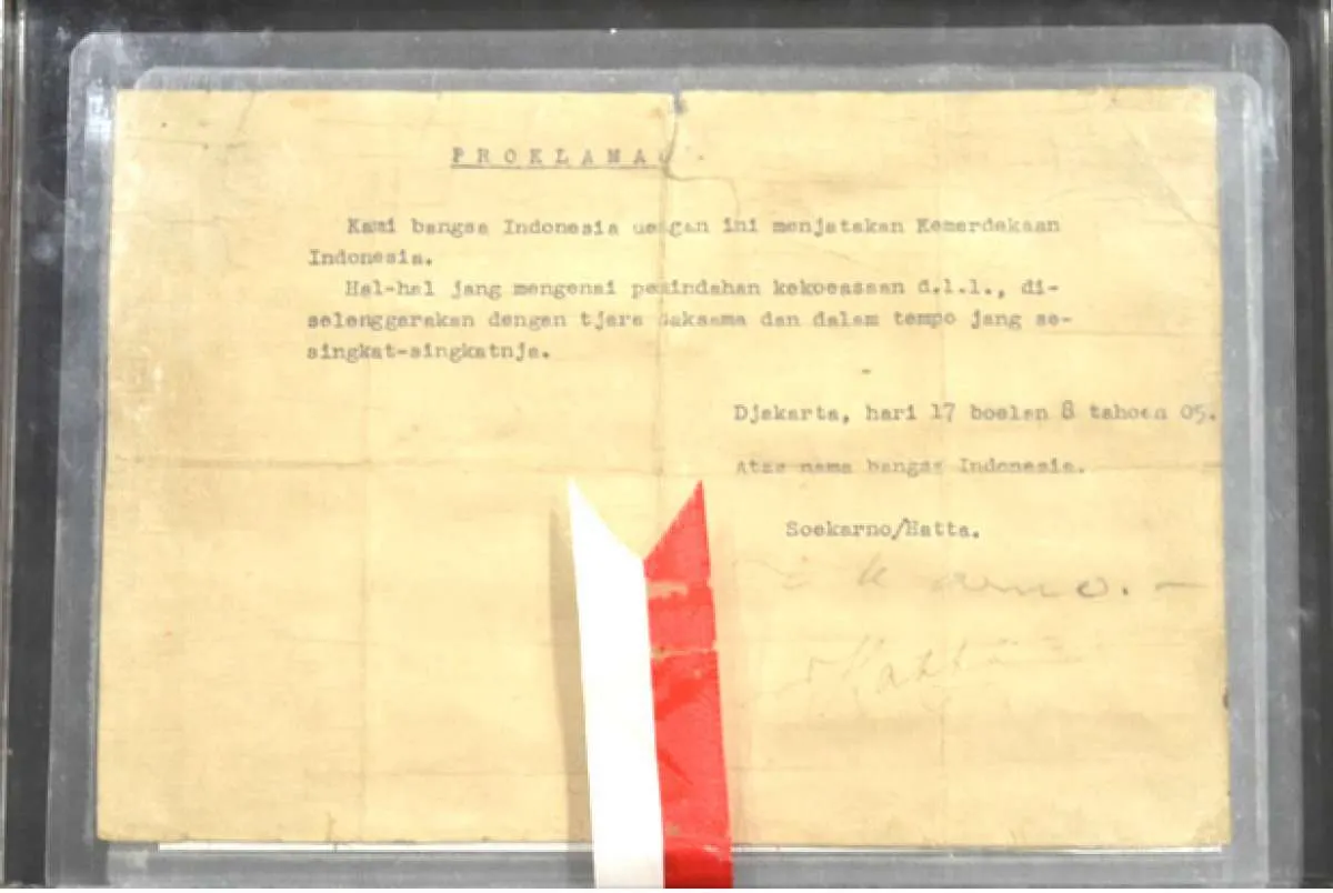 Isi Teks Proklamasi dan Tempat Pembacaan Teks Proklamasi 17 Agustus 1945 