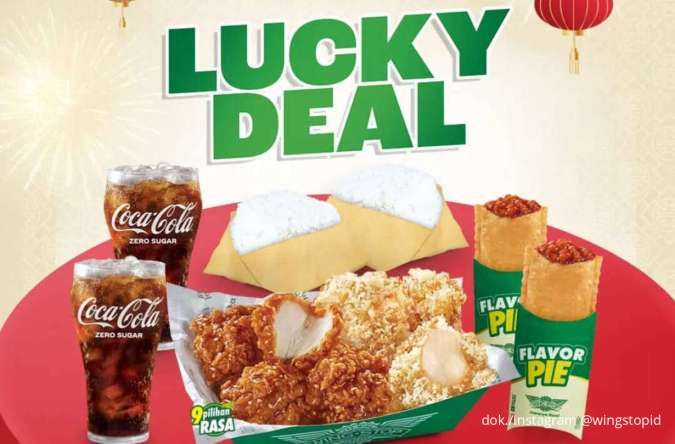 Untung Besar Menyambut Imlek 2026! Wingstop Tebar Promo Lucky Deal, Hemat 50% Lebih