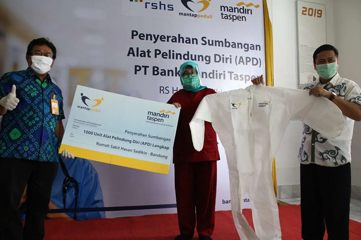 Bank Mantap salurkan bantuan Rp 1 miliar untuk tujuh rumah sakit