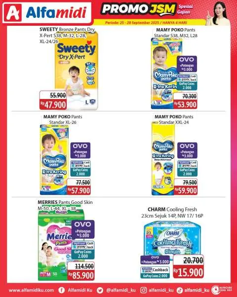 Promo JSM Alfamidi Spesial Gajian Periode 25-28 September 2025