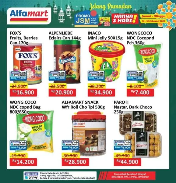 Promo JSM Alfamart Jelang Ramadan 14-16 Februari 2025