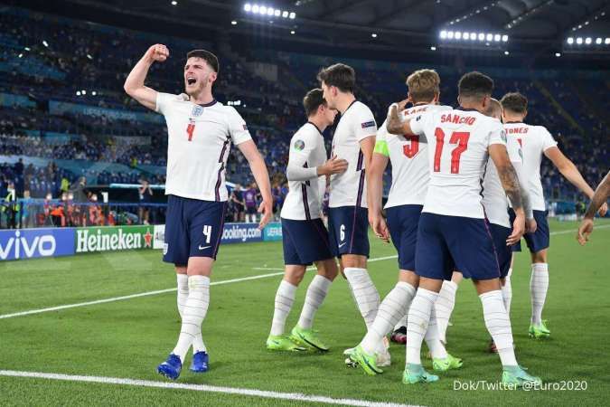 Jadwal Euro 2020 Inggris vs Denmark di semifinal