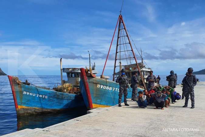 KKP kembali tangkap 4 kapal pencuri ikan di Selat Malaka