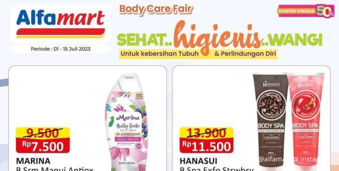 Harga Promo Alfamart Terbaru 12 Juli 2023, Promo Produk Perawatan Tubuh