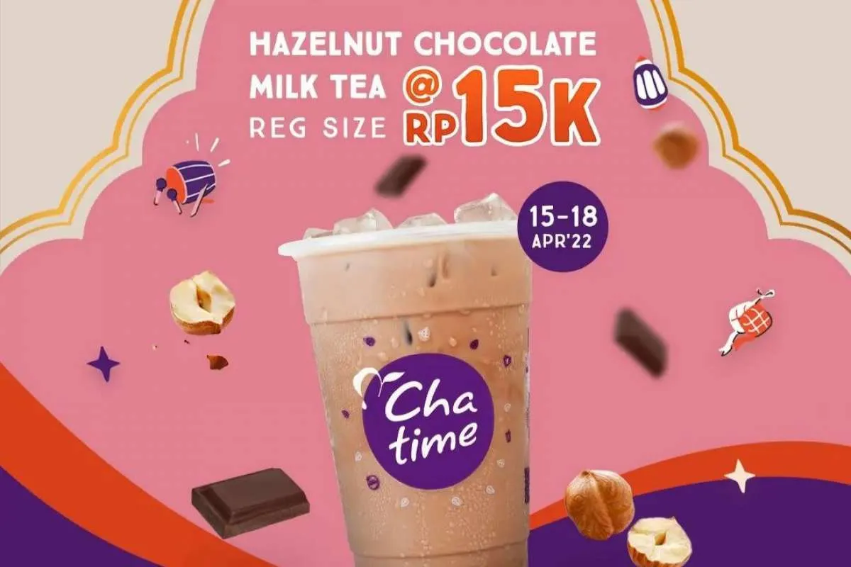 Promo Chatime Weekend 15-18 April 2022, Hemat Akhir Pekan Chatime Cuma Rp 15.000