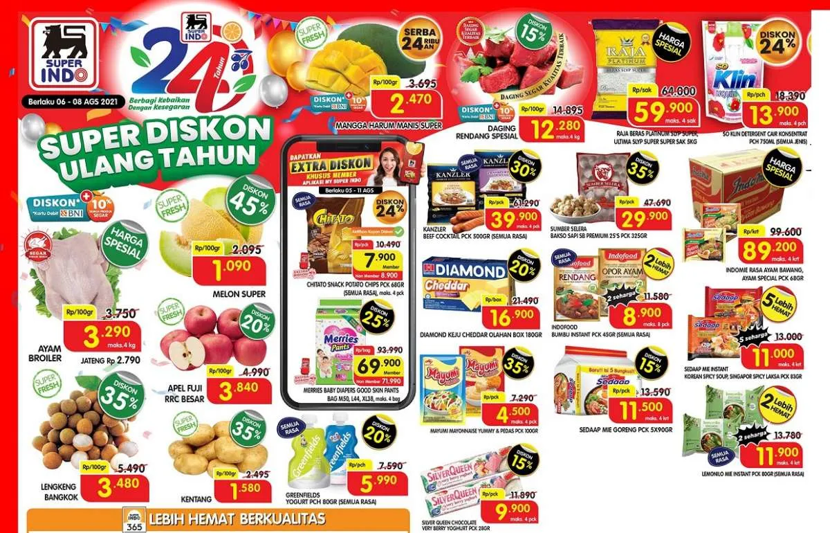 Promo JSM Superindo 8 Agustus 2021, diskon harga Hari Minggu!