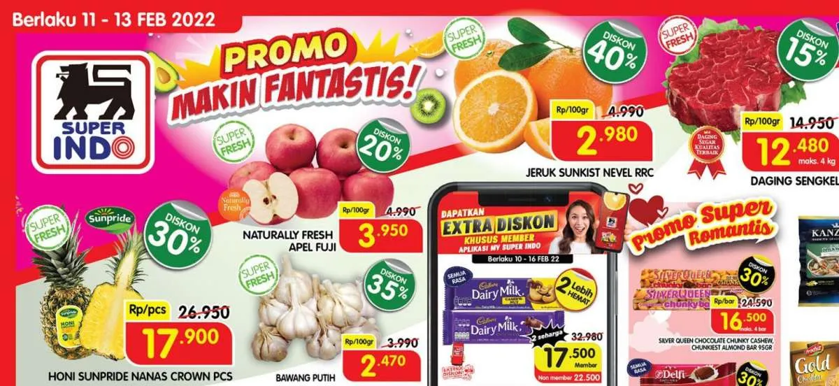 Promo JSM Superindo Mulai 11-13 Februari 2022, Diskon Besar Sepanjang Akhir Pekan