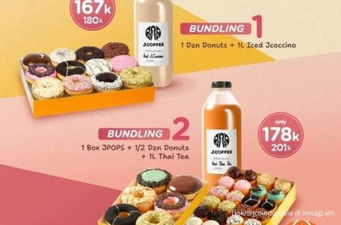 Promo J.CO 10 Agustus 2025, Bundling Donut-Minuman Harga Spesial