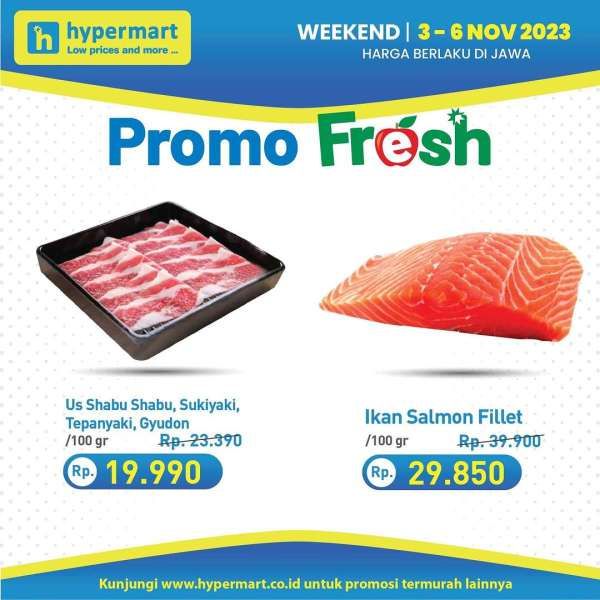 Katalog Promo JSM Hypermart Terbaru 3-6 November 2023, Promo Fresh Akhir Pekan