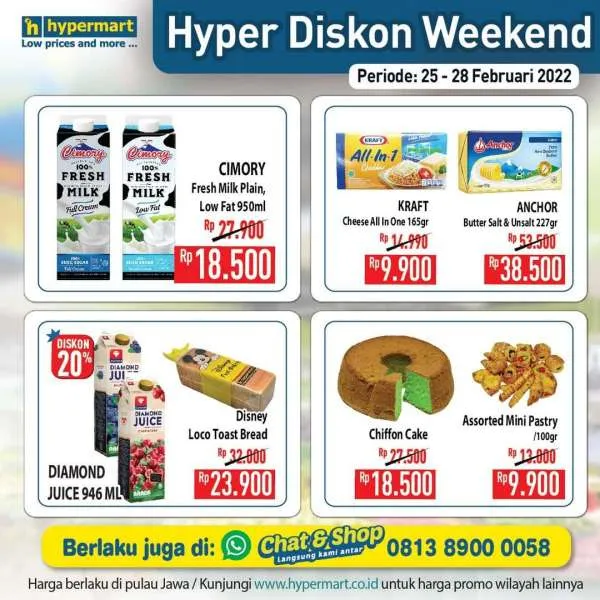 Promo Hypermart Hyper Diskon Weekend Periode 25-28 Februari 2022