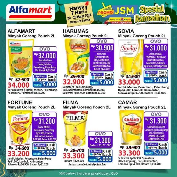 Promo JSM Alfamart Hanya 7 Hari Periode 20-26 Maret 2024