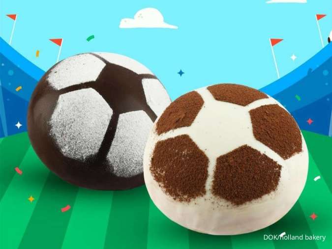 Promo Holland Bakery Juni-Juli, Diskon 20% dan Menu Baru Roti Soccer EURO 2024