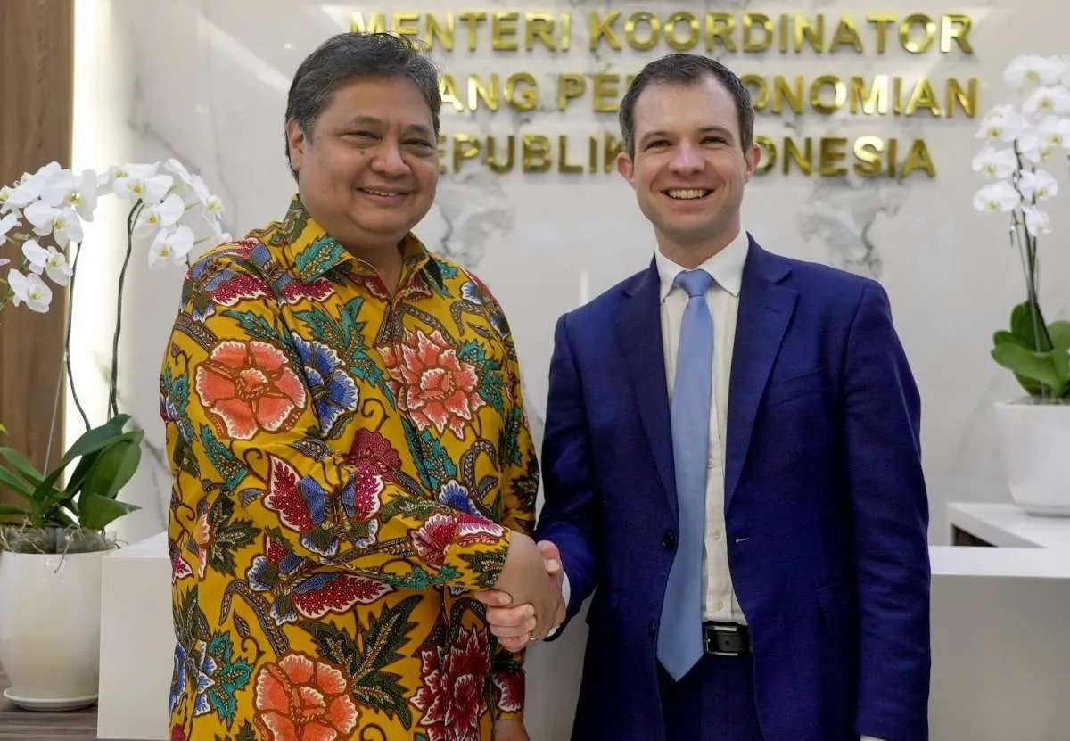 Bertemu Airlangga, Inggris Siap Investasi & Transfer Teknologi di Energi Terbarukan