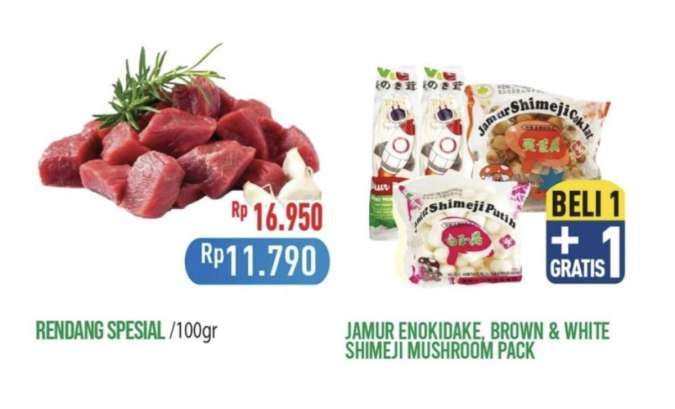 Katalog Promo Hypermart Weekday 25-27 Februari 2025, Beli 1 Gratis 1 Aneka Jamur