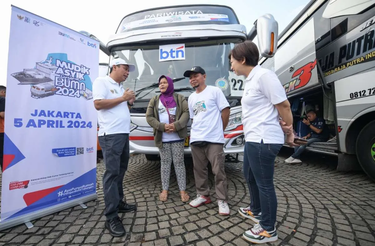 BTN Berangkatkan 2.000 Pemudik Lebaran 2024