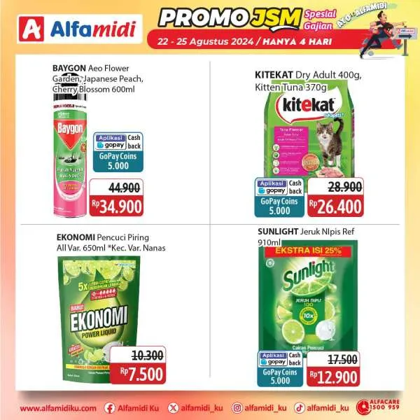 Promo JSM Alfamidi Spesial Gajian Periode 22-25 Agustus 2024