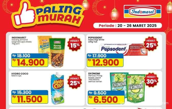 Promo Indomaret Weekend Terbaru, Pepsodent & Sabun Ekonomi Spesial Paling Murah