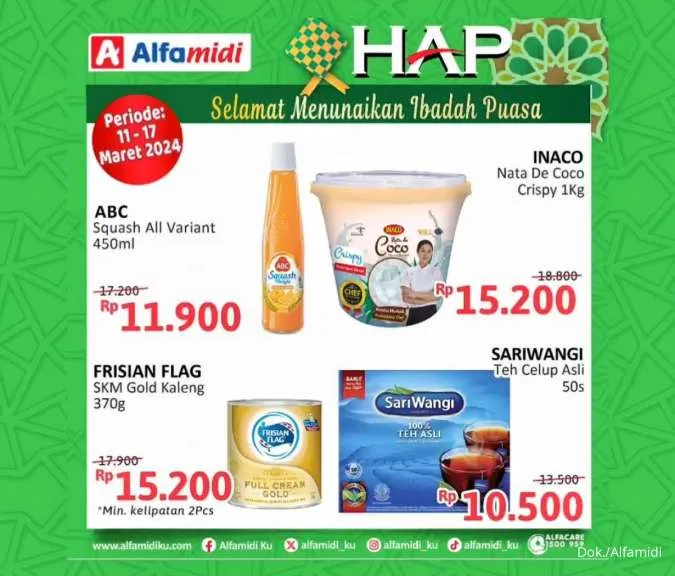 Promo Alfamidi Hemat Satu Pekan Periode 11-17 Maret 2024