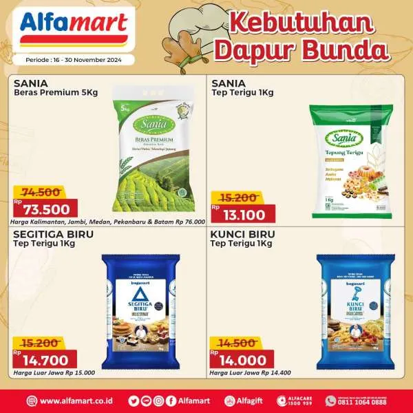 Promo Alfamart Kebutuhan Dapur Periode 16-30 November 2024