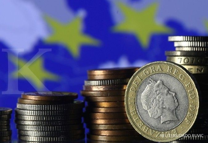Hasil data ekonomi negatif, euro melemah di hadapan poundsterling