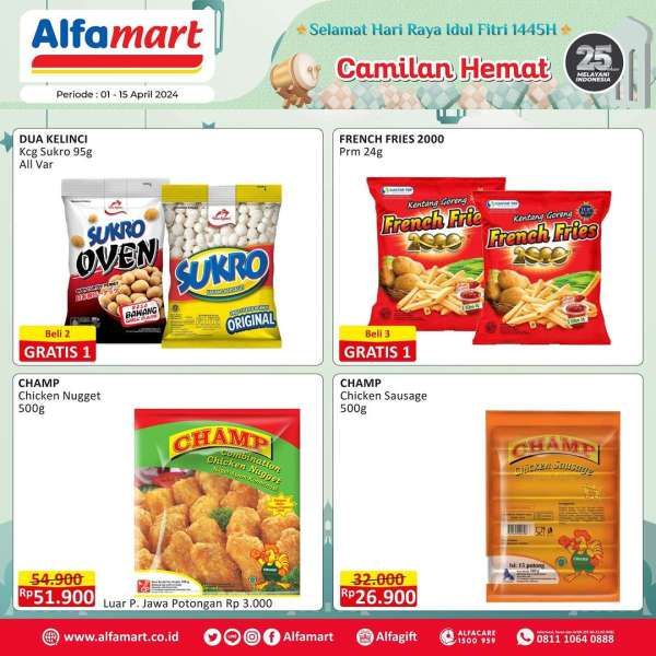 Promo Alfamart Spesial Lebaran April 2024 Edisi Camilan Hemat