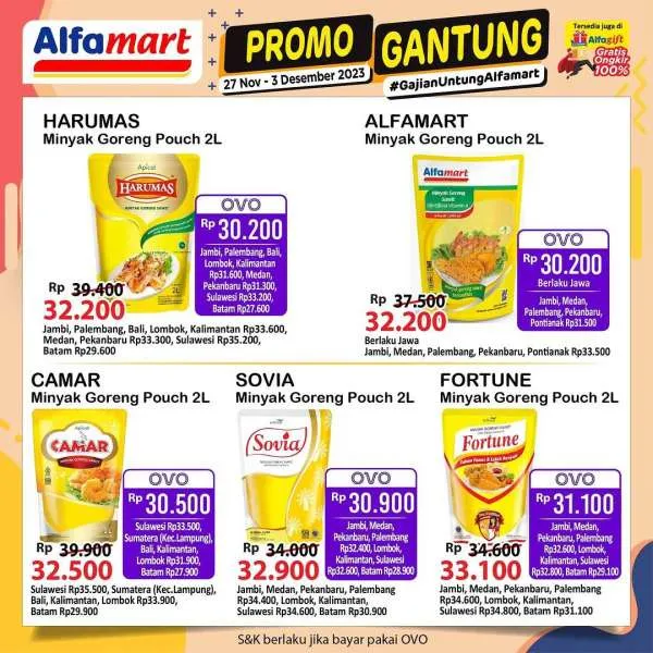 Promo Alfamart Gantung Periode 27 November-3 Desember 2023