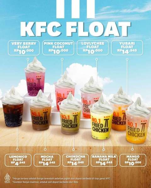 Promo KFC Float Terbaru Bulan Maret Tahun 2023
