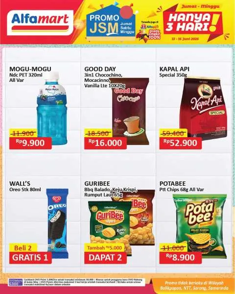 Promo JSM Alfamart Periode 13-15 Juni 2025