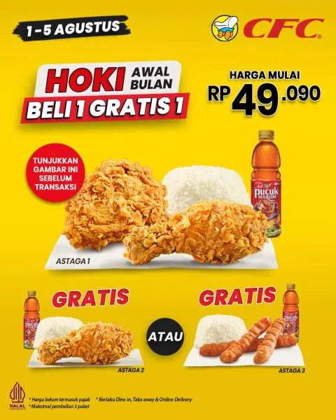 Promo CFC Hoki Awal Bulan Agustus 2025