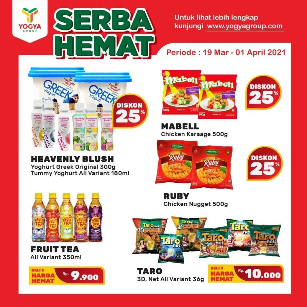 Ada program Serba Hemat di promo Yogya Supermarket weekday 30 Maret 2021!