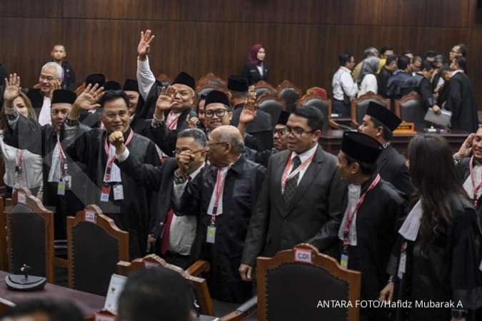 MK menolak permohonan Prabowo-Sandiaga