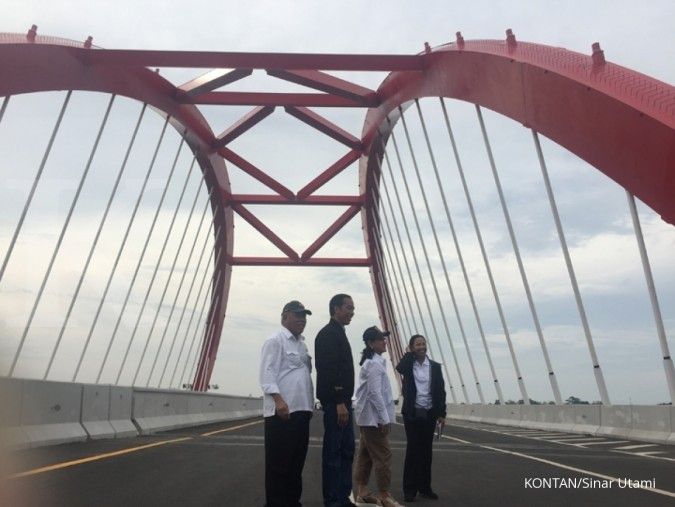 Jokowi kembali resmikan tiga ruas tol Trans Jawa sesi Jawa Tengah