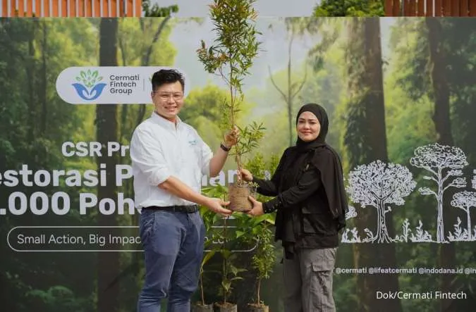 Peringati Hari Bumi, Cermati Fintech Group Tanam 1.000 Pohon di Hutan Kota Bekasi